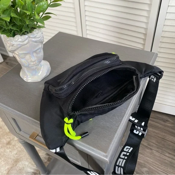 Guess Jeans Neon Denim Baseball Cap / Hat & Belt Bag / Fanny pack - Picture 7 of 7